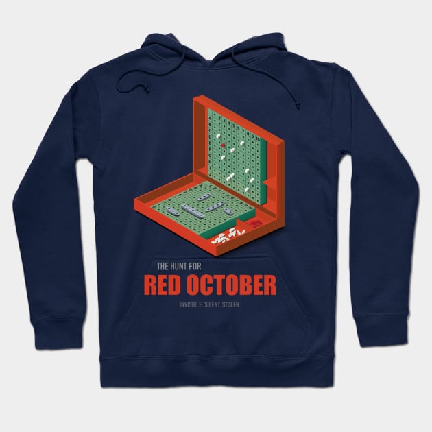 The Hunt for Red October - Alternative Movie Poster Hoodie by MoviePosterBoy